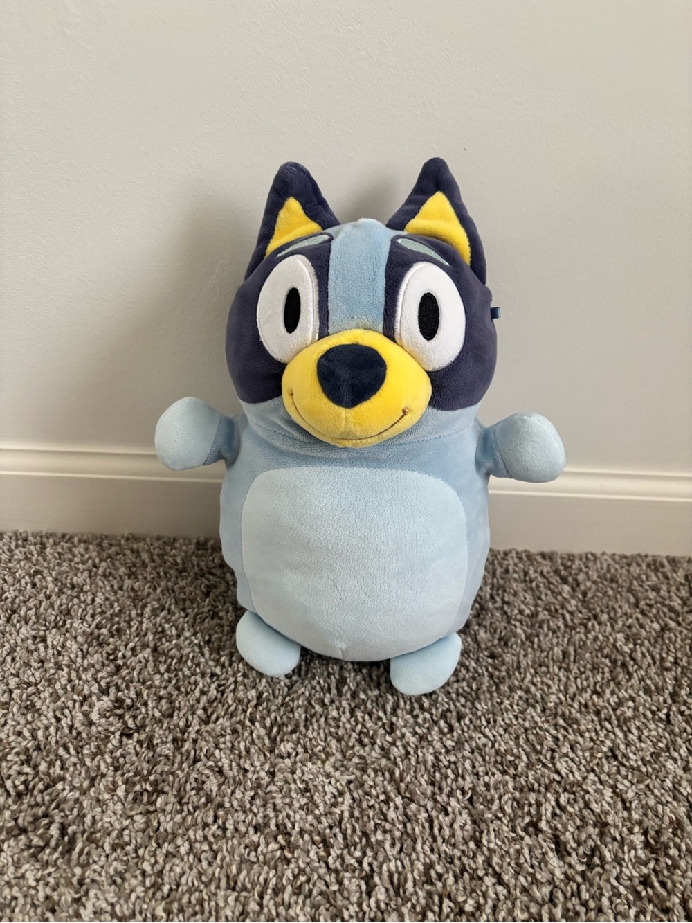 Bluey Plush Stuffed Toy - Light Blue & Yellow